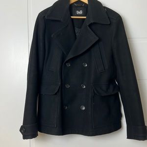 Dolce & Gabbana winter pea coat size 52